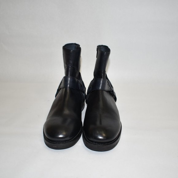 Frye Nelson Leather Harness Boot Black Size 7.5 main image 4
